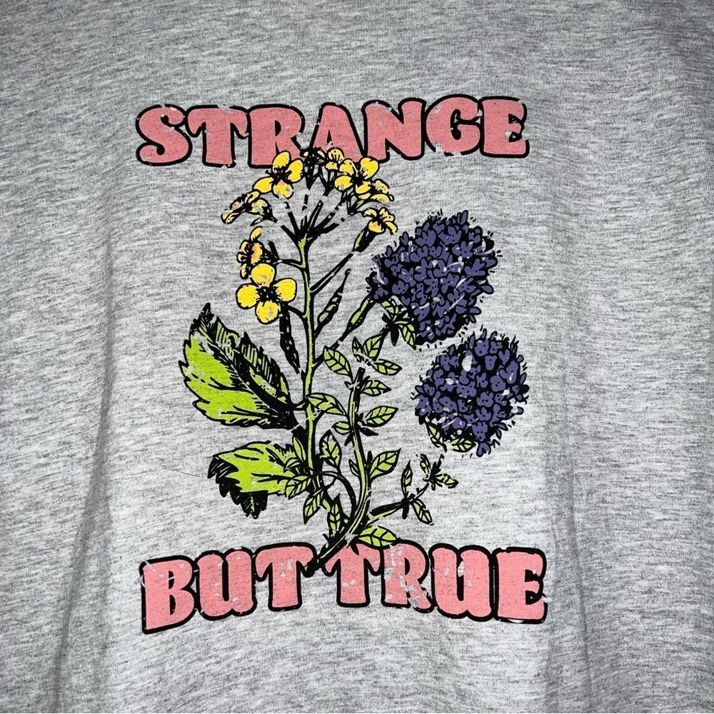 BP. Strange But True Long Sleeve Organic Cotton Blend Graphic Tee - Picture 5 of 10